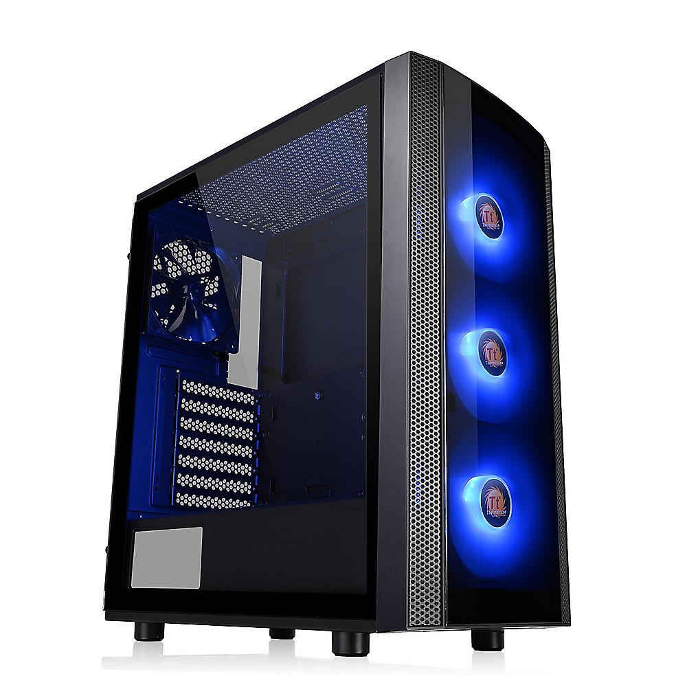 Thermaltake Versa J25 TG RGB Midi-Tower ATX Gehäuse schwarz, Sichtfenster (o.NT)