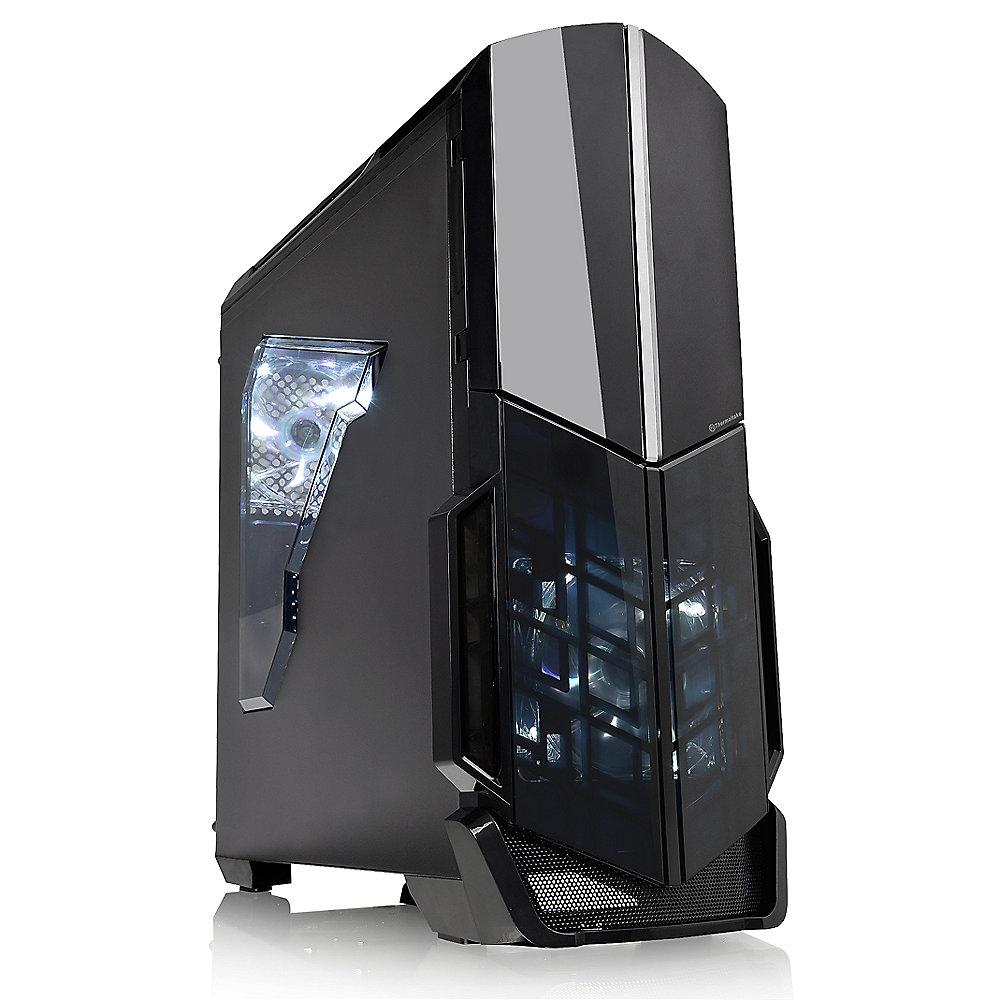 Thermaltake Versa N21 Midi-Tower ATX Gehäuse schwarz, mit Sichtfenster (o.NT), Thermaltake, Versa, N21, Midi-Tower, ATX, Gehäuse, schwarz, Sichtfenster, o.NT,