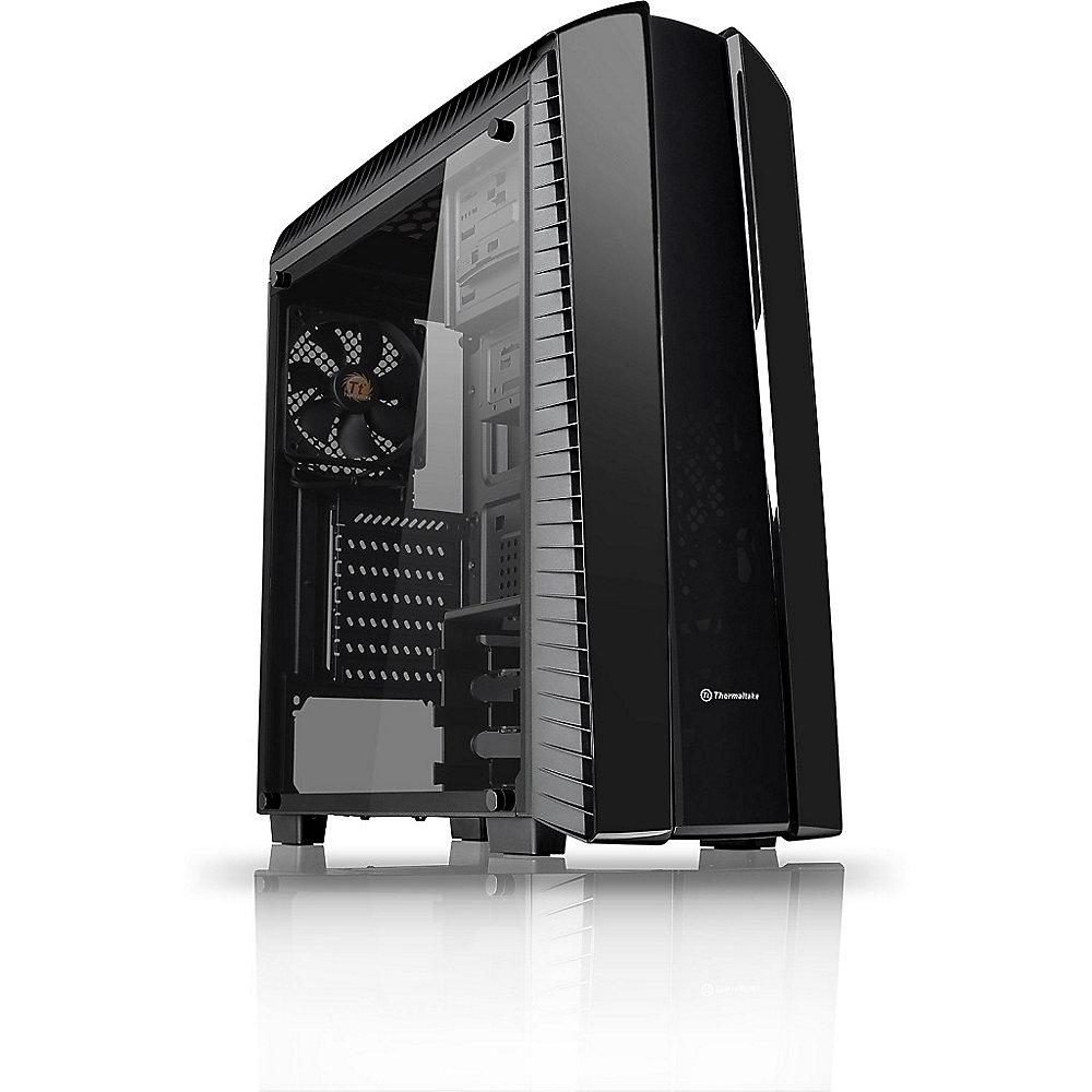 Thermaltake Versa N27 Midi-Tower ATX Gehäuse schwarz, mit Sichtfenster