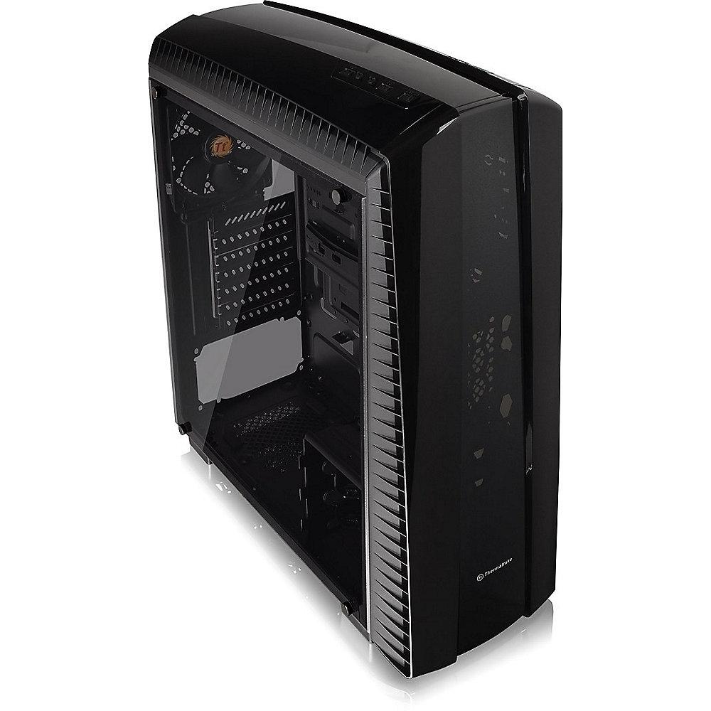 Thermaltake Versa N27 Midi-Tower ATX Gehäuse schwarz, mit Sichtfenster