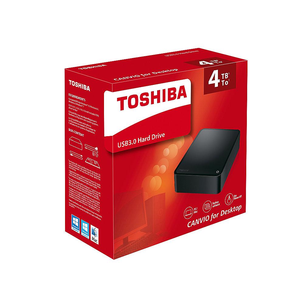 Toshiba Canvio for Desktop USB3.0 4TB 3.5Zoll schwarz, Toshiba, Canvio, Desktop, USB3.0, 4TB, 3.5Zoll, schwarz