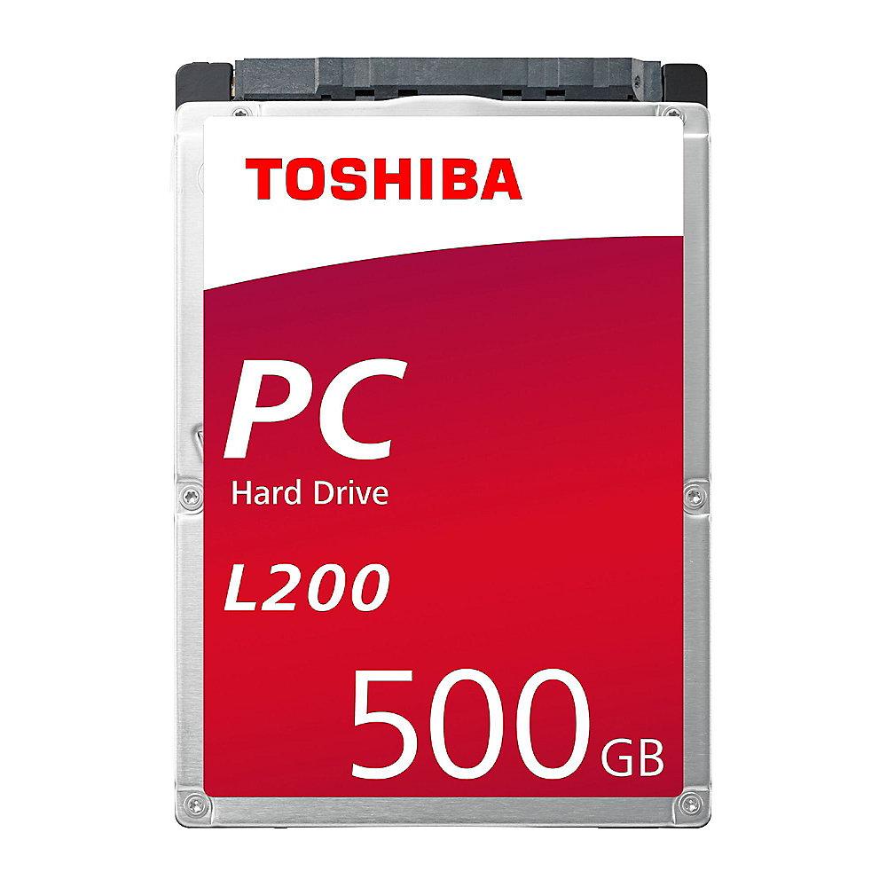 Toshiba L200 HDWJ105UZSVA - 500GB 5400rpm 8MB SATA600 2.5zoll Bulk, Toshiba, L200, HDWJ105UZSVA, 500GB, 5400rpm, 8MB, SATA600, 2.5zoll, Bulk