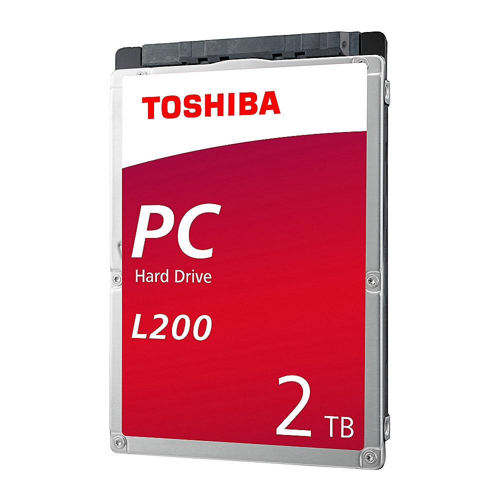 Toshiba L200 HDWL120EZSTA - 2TB 5400rpm 128MB SATA600 2.5zoll, Toshiba, L200, HDWL120EZSTA, 2TB, 5400rpm, 128MB, SATA600, 2.5zoll