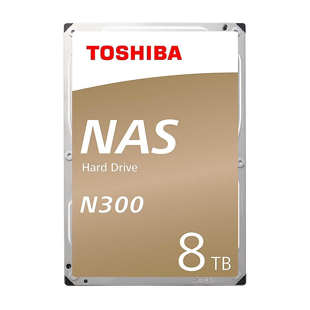 Toshiba N300 HDWN180UZSVA 8TB 128MB 7.200rpm 3.5zoll SATA600 Bulk