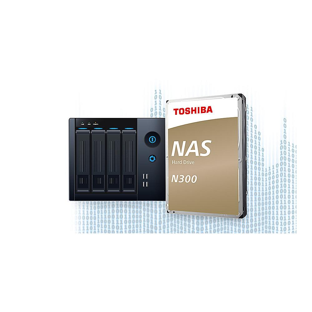 Toshiba N300 HDWN180UZSVA 8TB 128MB 7.200rpm 3.5zoll SATA600 Bulk