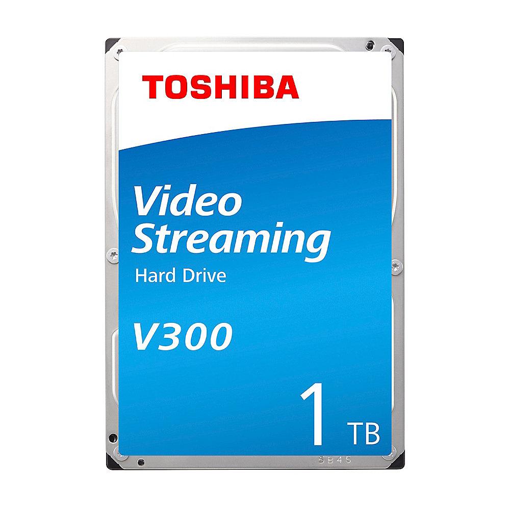 Toshiba V300 HDWU110UZSVA 1TB 64MB 5.700rpm 3.5zoll SATA600 Bulk, Toshiba, V300, HDWU110UZSVA, 1TB, 64MB, 5.700rpm, 3.5zoll, SATA600, Bulk