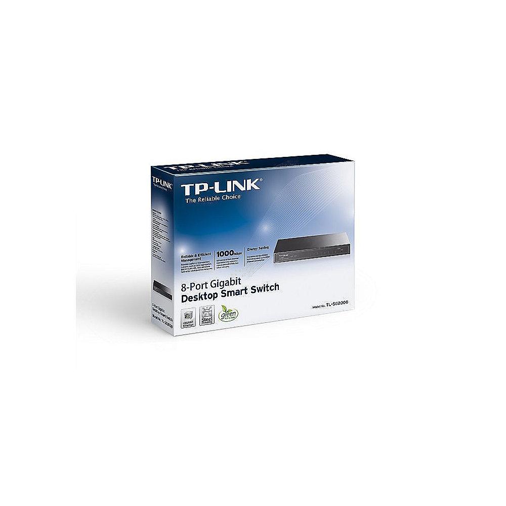 TP-LINK T1500G-8T(TL-SG2008) 8x Port Desktop Gigabit Smart Switch 1x PoE