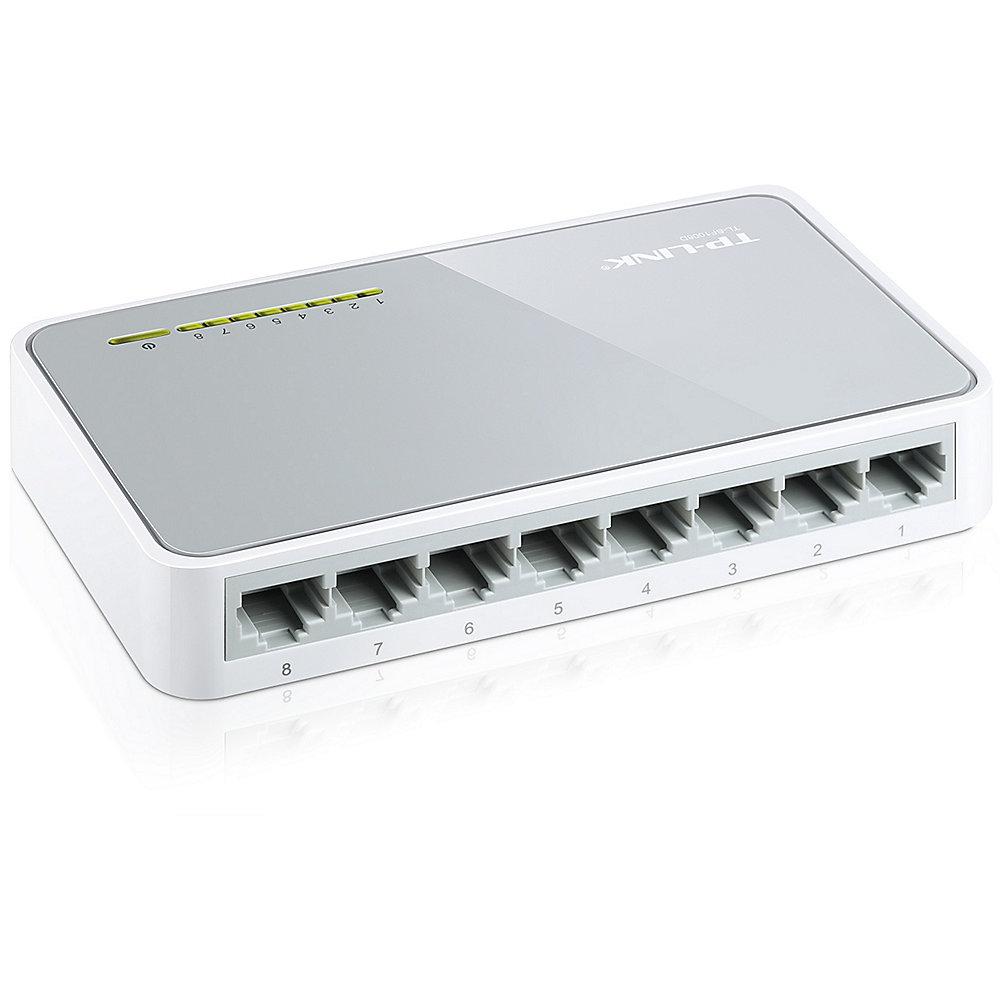 TP-LINK TL-SF1008D 8x Port Desktop Switch, TP-LINK, TL-SF1008D, 8x, Port, Desktop, Switch