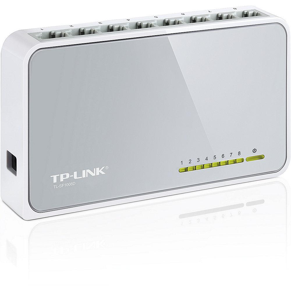 TP-LINK TL-SF1008D 8x Port Desktop Switch, TP-LINK, TL-SF1008D, 8x, Port, Desktop, Switch