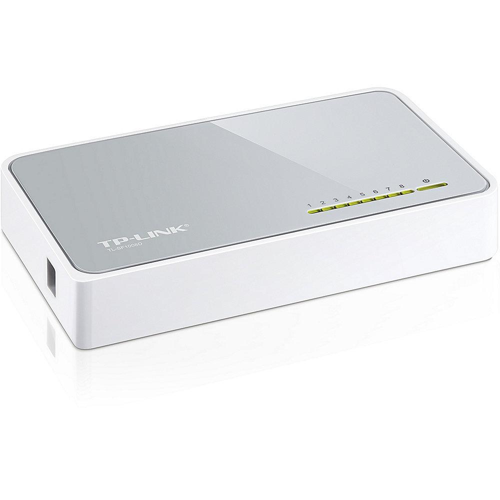 TP-LINK TL-SF1008D 8x Port Desktop Switch, TP-LINK, TL-SF1008D, 8x, Port, Desktop, Switch