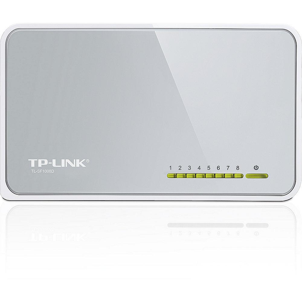 TP-LINK TL-SF1008D 8x Port Desktop Switch, TP-LINK, TL-SF1008D, 8x, Port, Desktop, Switch