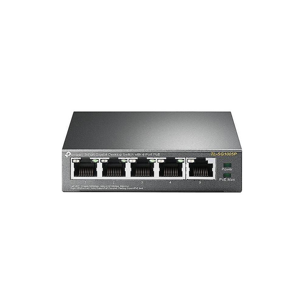 TP-LINK TL-SG1005P 5x Port Desktop Gigabit Ethernet Switch Unmanaged PoE