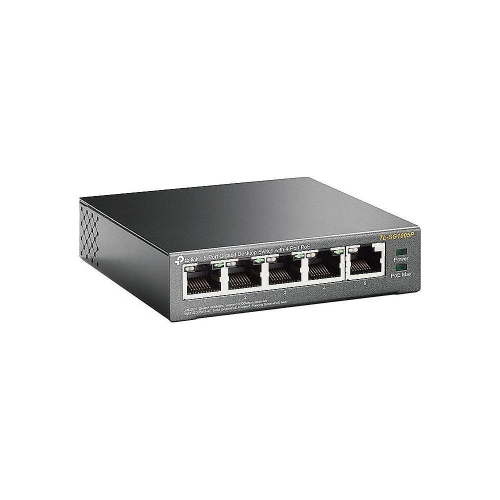 TP-LINK TL-SG1005P 5x Port Desktop Gigabit Ethernet Switch Unmanaged PoE