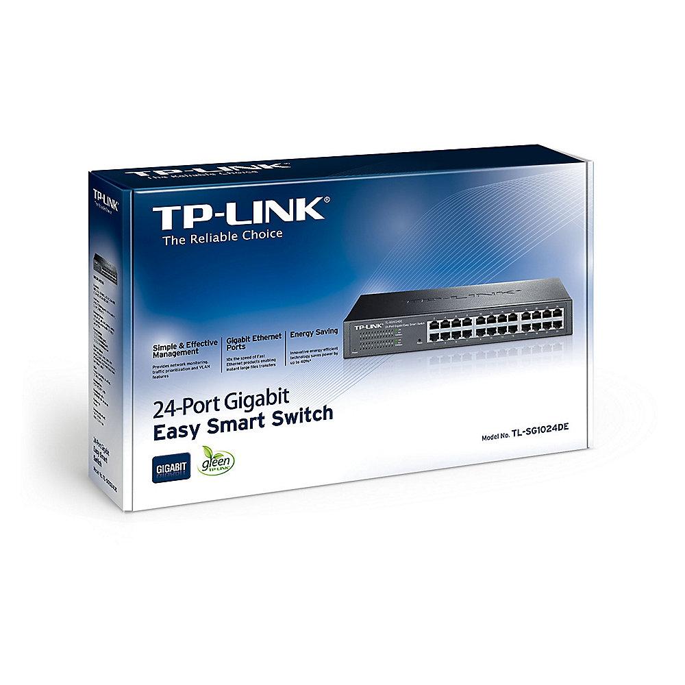 TP-LINK TL-SG1024DE 24x Gigabit-Easy-Smart-Switch IGMPv3, TP-LINK, TL-SG1024DE, 24x, Gigabit-Easy-Smart-Switch, IGMPv3
