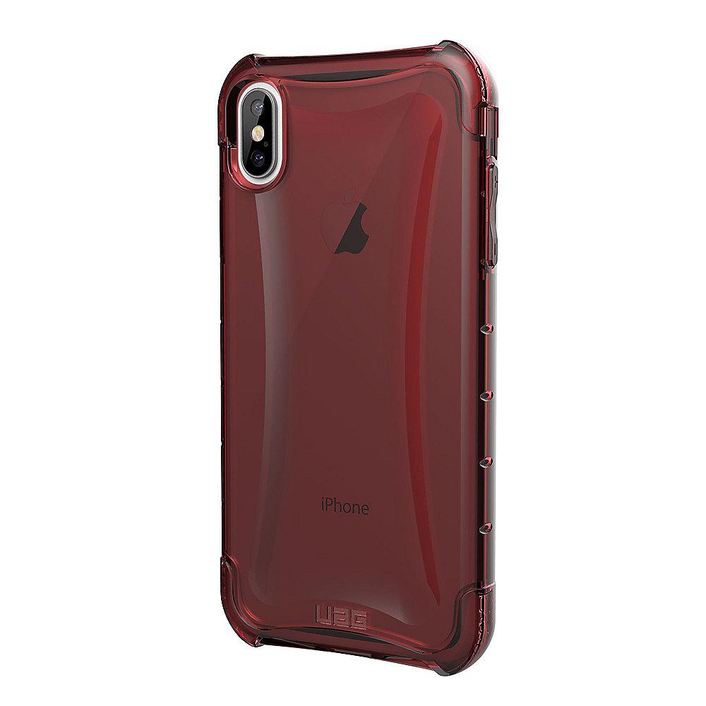 UAG Plyo Case für Apple iPhone Xs Max rot transparent