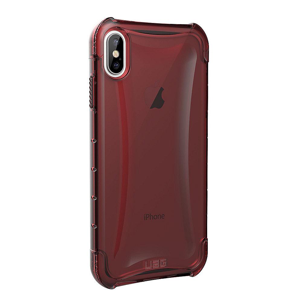 UAG Plyo Case für Apple iPhone Xs Max rot transparent