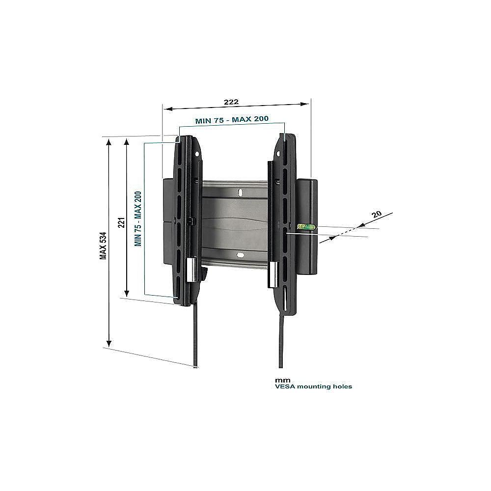 Vogels EFW 8105 Wandhalterung - VESA 75x75 bis 200x200 mm