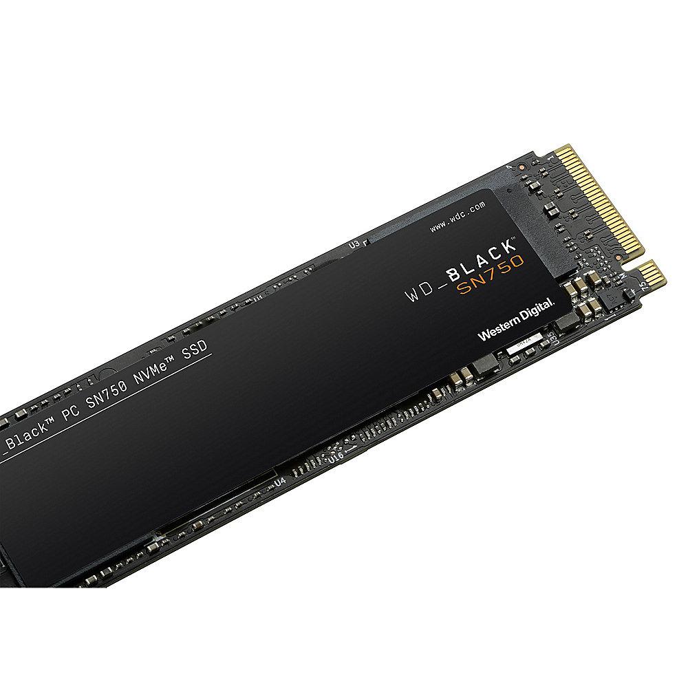 WD Black SN750 NVMe Gaming SSD 500GB M.2 PCIe Gen3, WD, Black, SN750, NVMe, Gaming, SSD, 500GB, M.2, PCIe, Gen3
