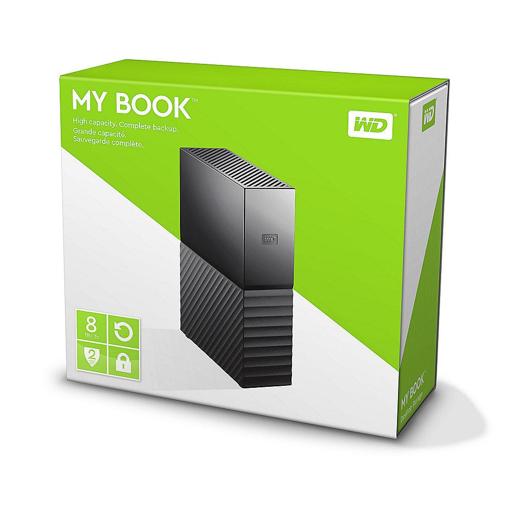 WD My Book USB3.0 8TB 3,5zoll Schwarz NEW