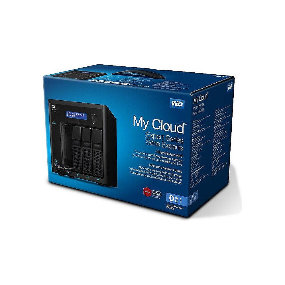 WD My Cloud EX4100 NAS System 4-Bay (4x0TB) Leergehäuse WDBWZE0000NBK-EESN
