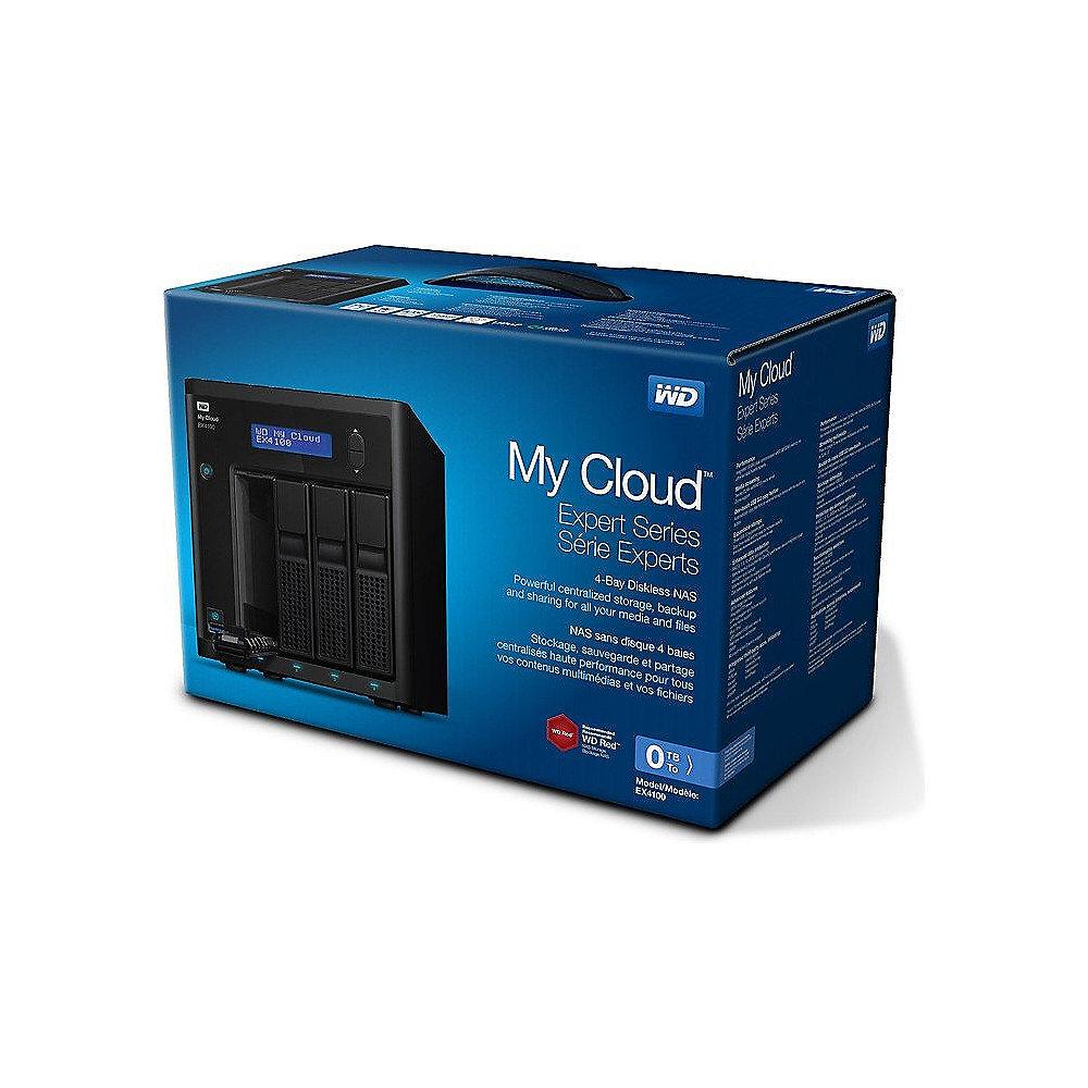 WD My Cloud EX4100 NAS System 4-Bay (4x0TB) Leergehäuse WDBWZE0000NBK-EESN, WD, My, Cloud, EX4100, NAS, System, 4-Bay, 4x0TB, Leergehäuse, WDBWZE0000NBK-EESN