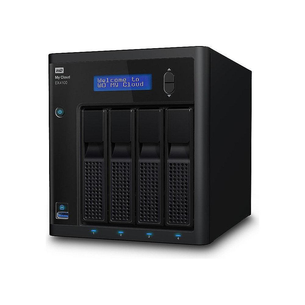 WD My Cloud EX4100 NAS System 4-Bay (4x0TB) Leergehäuse WDBWZE0000NBK-EESN