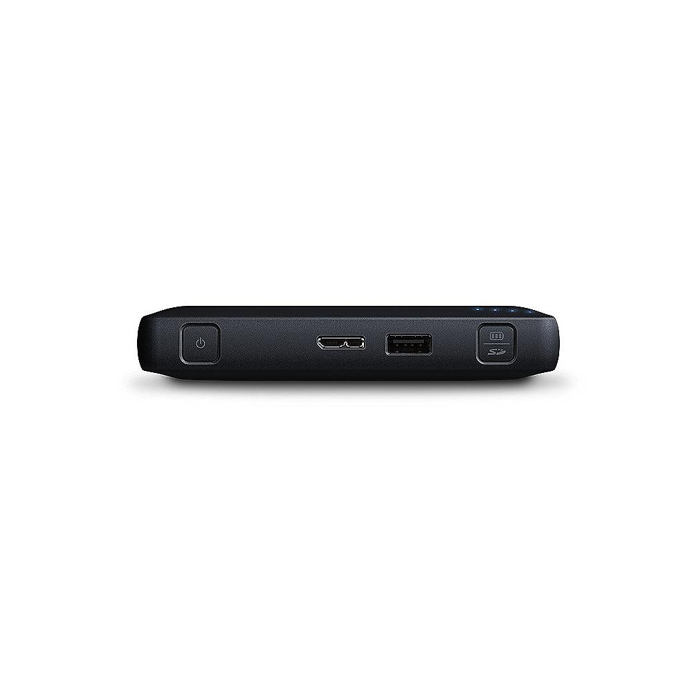 WD My Passport Wireless Pro USB3.0 SD Wifi AC 3TB 2.5zoll - Schwarz