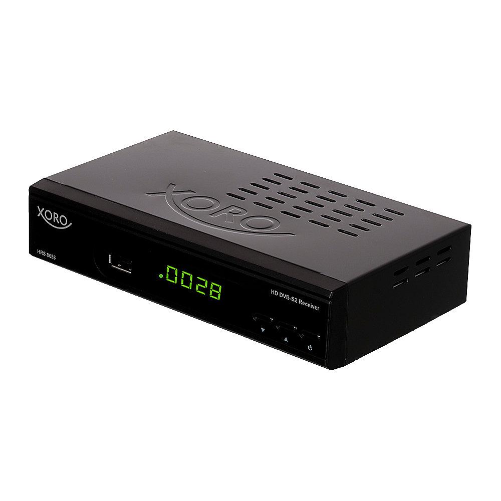 Xoro HRS 8658 digitaler Satelliten-Receiver mit LAN Anschluss HDTV, DVB-S2, HDMI, Xoro, HRS, 8658, digitaler, Satelliten-Receiver, LAN, Anschluss, HDTV, DVB-S2, HDMI