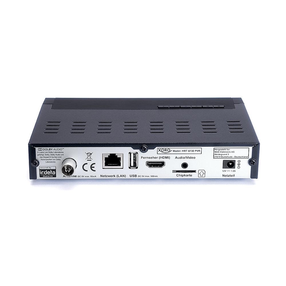 Xoro HRT 8730 Hybrid DVB-T2HD/C PVR Receiver Freenet TV schwarz H.265, Xoro, HRT, 8730, Hybrid, DVB-T2HD/C, PVR, Receiver, Freenet, TV, schwarz, H.265