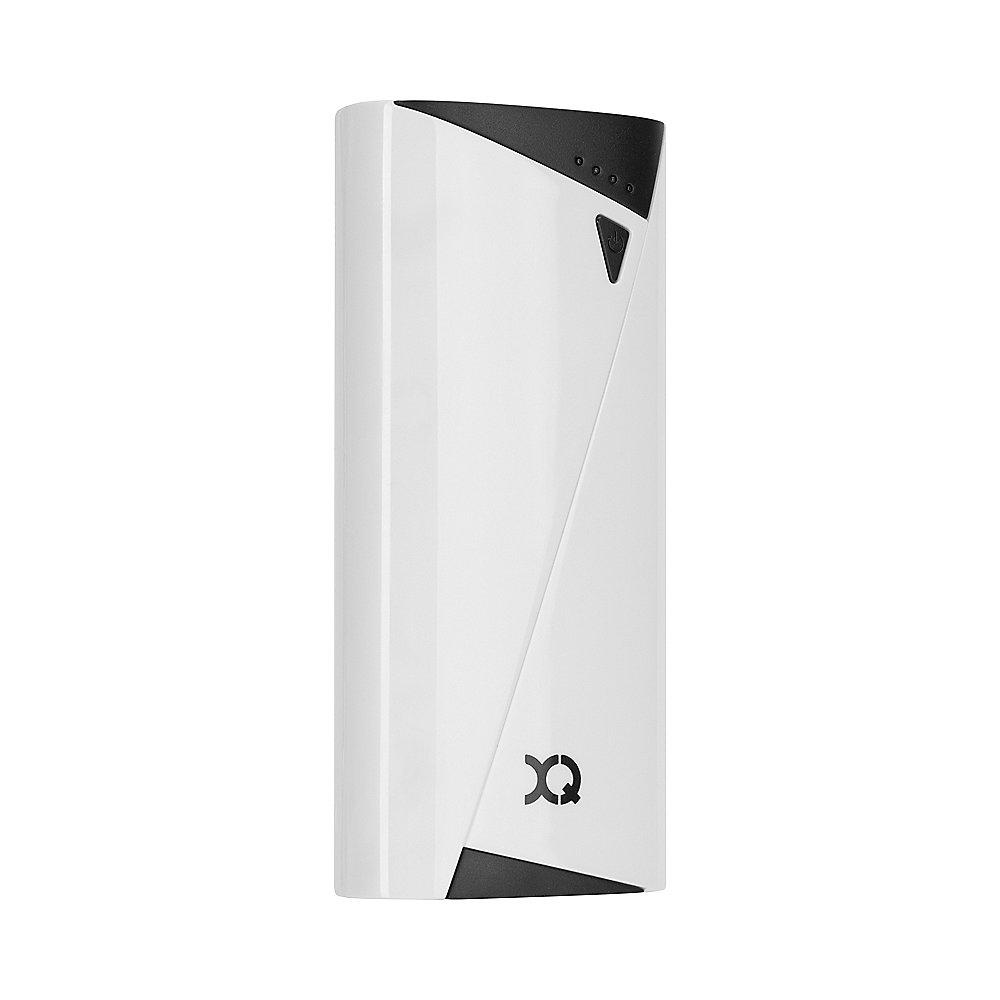 xqisit 5.200mAh Powerbank schwarz/weiß