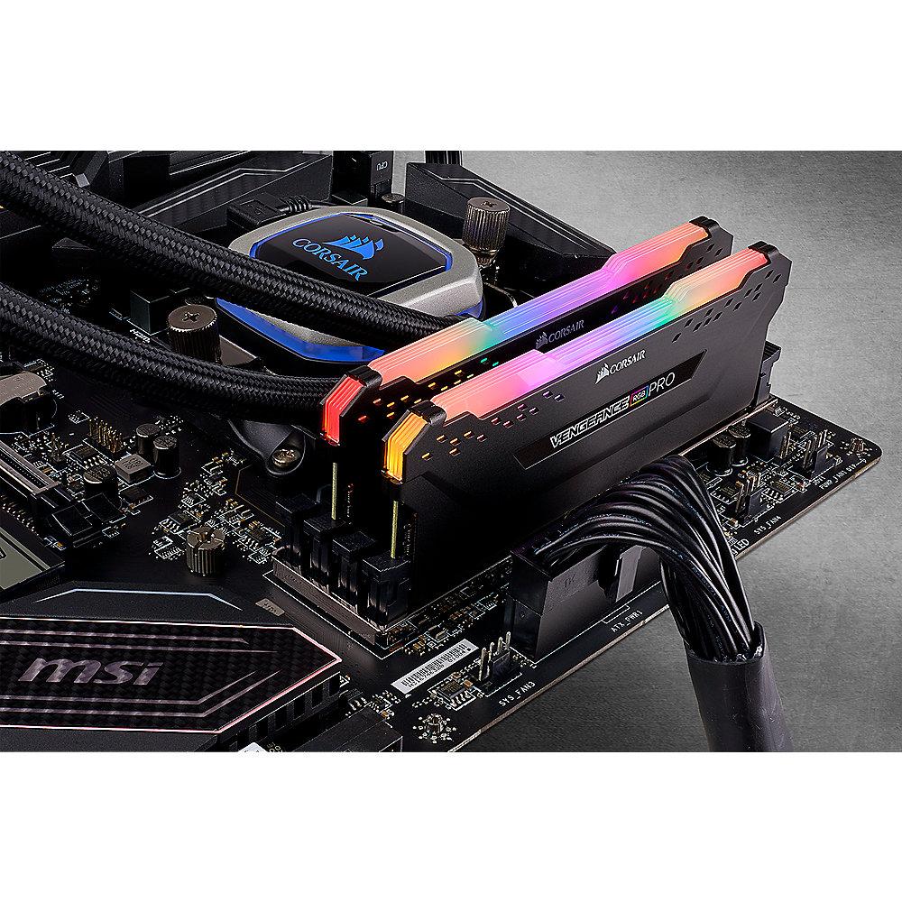 16GB (2x8GB) Corsair Vengeance RGB PRO DDR4-2666 RAM CL16 (16-18-18-35) Kit