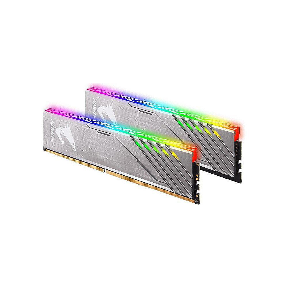16GB (2x8GB) Gigabyte Aorus RGB DDR4-3200 CL16 Speicher Kit RAM, 16GB, 2x8GB, Gigabyte, Aorus, RGB, DDR4-3200, CL16, Speicher, Kit, RAM
