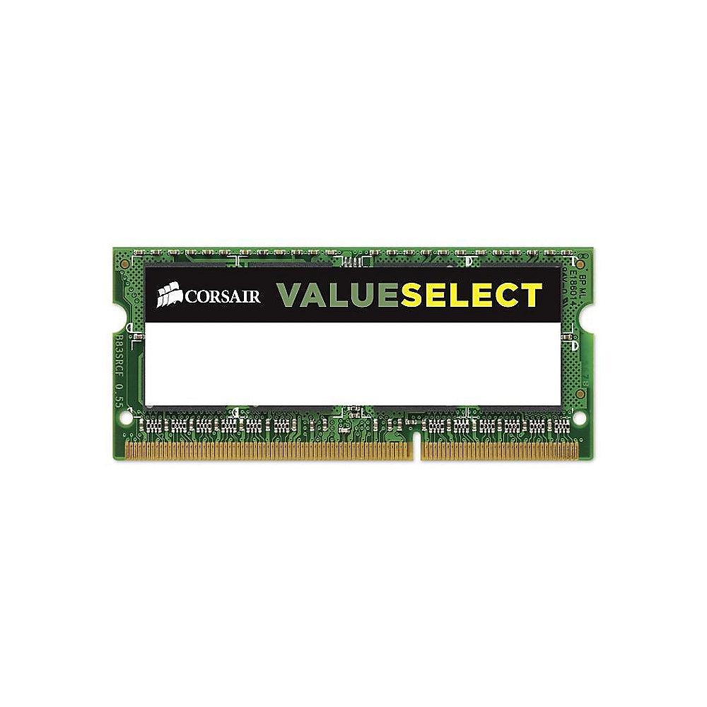 8GB (2x4GB) Corsair Value Select DDR3L-1600 MHz CL 11 SODIMM Notebookspeicher