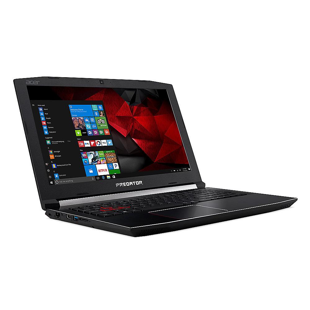 Acer Predator Helios 300 Notebook i7-7700HQ SSD matt FHD GTX1050Ti Windows 10
