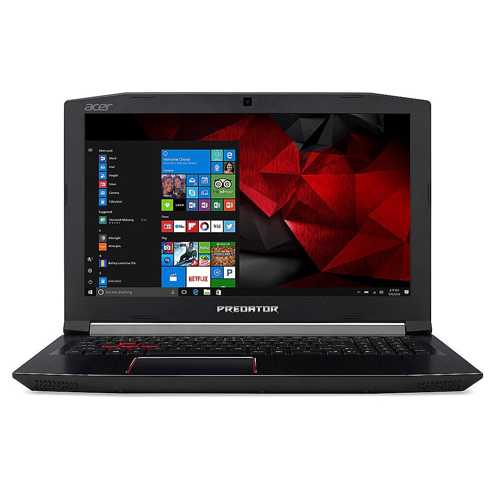 Acer Predator Helios 300 Notebook i7-7700HQ SSD matt FHD GTX1050Ti Windows 10, Acer, Predator, Helios, 300, Notebook, i7-7700HQ, SSD, matt, FHD, GTX1050Ti, Windows, 10