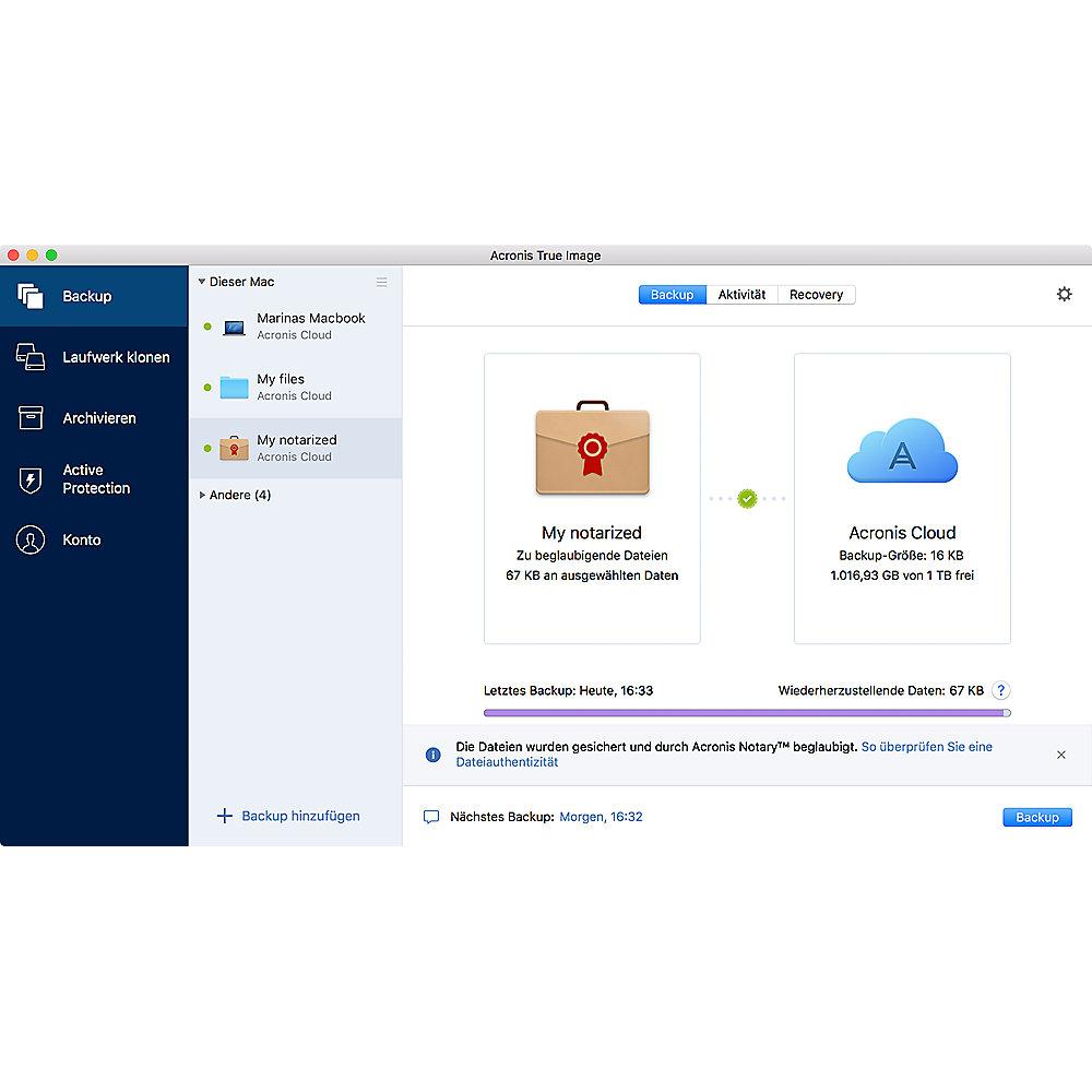 Acronis True Image 2019 5 PC MiniBox