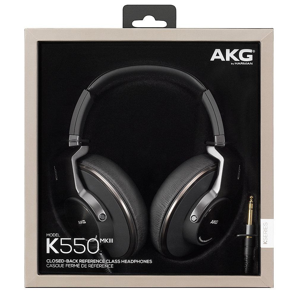 AKG K550 MKIII Referenz Over-Ear Kopfhörer schwarz, AKG, K550, MKIII, Referenz, Over-Ear, Kopfhörer, schwarz