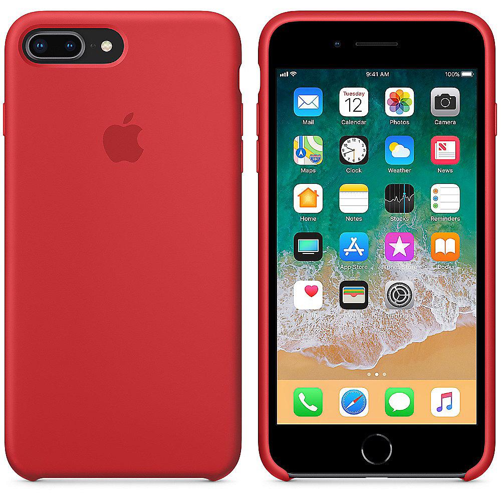 Apple Original iPhone 8 / 7 Plus Silikon Case-(PRODUCT)RED