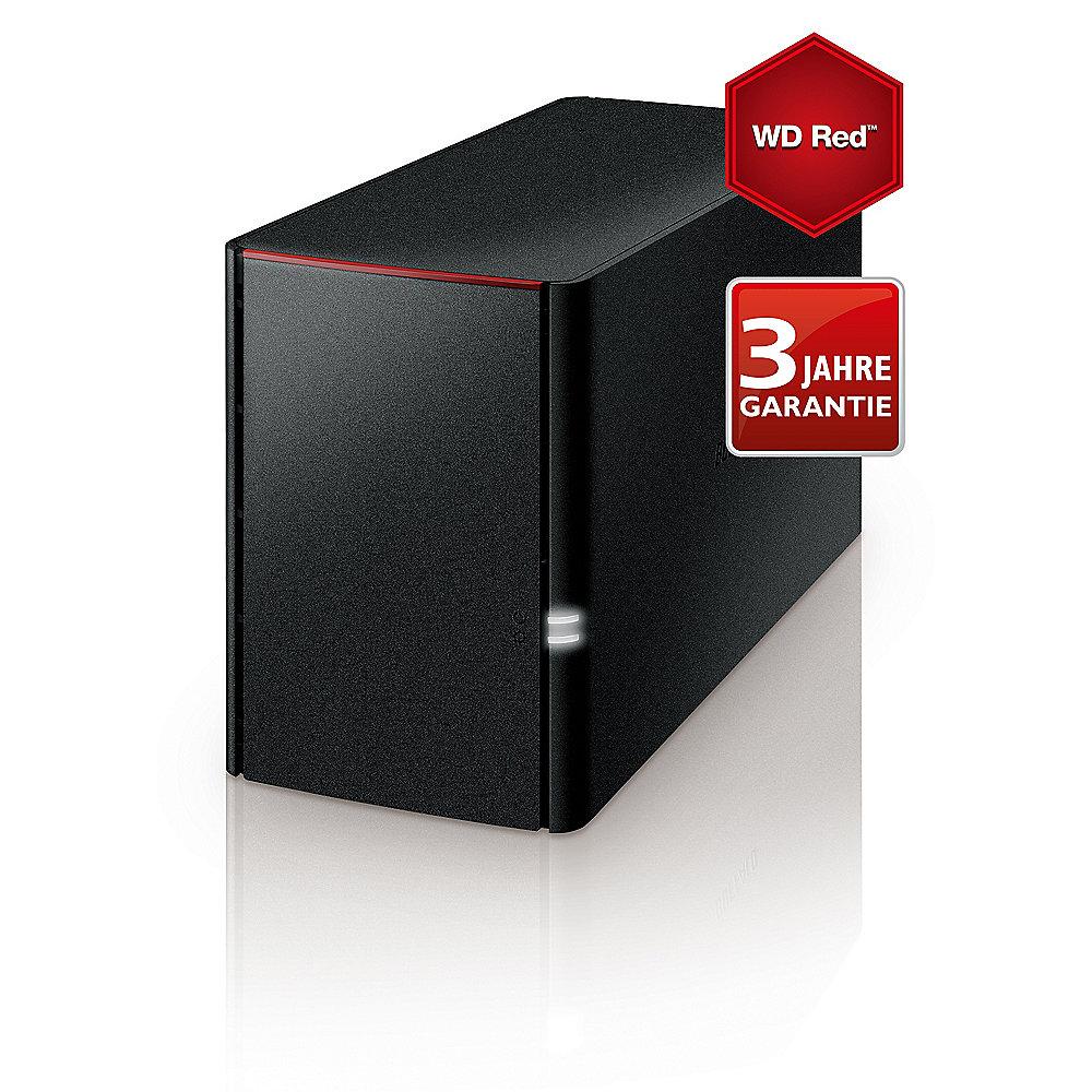 Buffalo LinkStation LS220DR NAS System 2-Bay 4TB (2x 2TB WD RED HDD), Buffalo, LinkStation, LS220DR, NAS, System, 2-Bay, 4TB, 2x, 2TB, WD, RED, HDD,