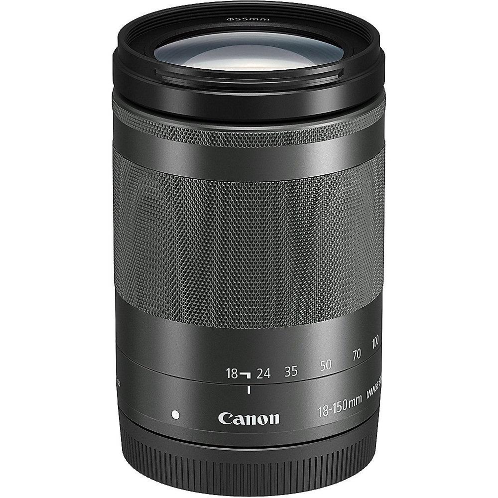Canon EF-M 18-150mm 1:3,5-6,3 IS STM Reise Zoom Objektiv schwarz, Canon, EF-M, 18-150mm, 1:3,5-6,3, IS, STM, Reise, Zoom, Objektiv, schwarz