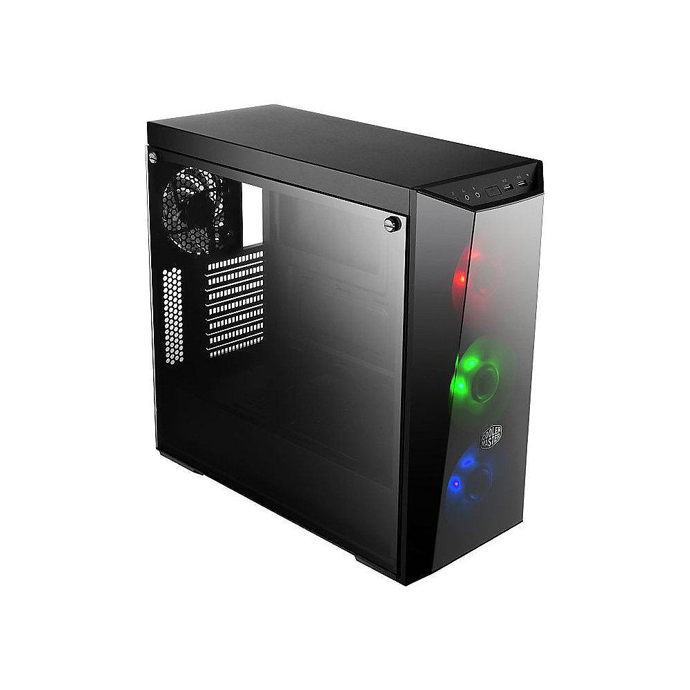 Cooler Master MasterBox 5 Lite RGB Midi Tower ATX Gehäuse USB3.0 Schwarz