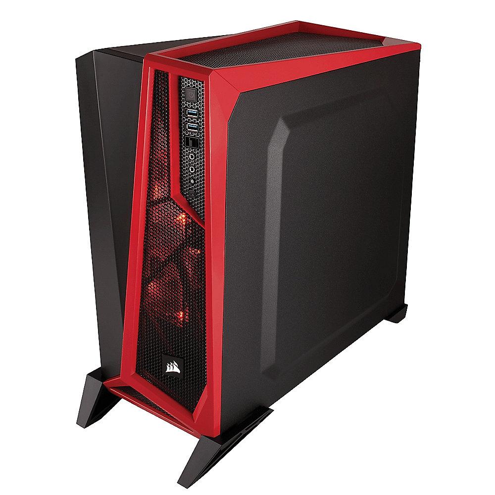 Corsair Carbide SPEC-ALPHA Schwarz/Rot Midi Tower Gaming Gehäuse Seitenfenster, Corsair, Carbide, SPEC-ALPHA, Schwarz/Rot, Midi, Tower, Gaming, Gehäuse, Seitenfenster