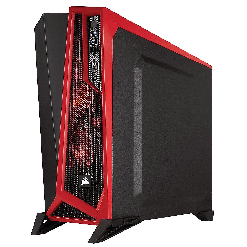 Corsair Carbide SPEC-ALPHA Schwarz/Rot Midi Tower Gaming Gehäuse Seitenfenster, Corsair, Carbide, SPEC-ALPHA, Schwarz/Rot, Midi, Tower, Gaming, Gehäuse, Seitenfenster