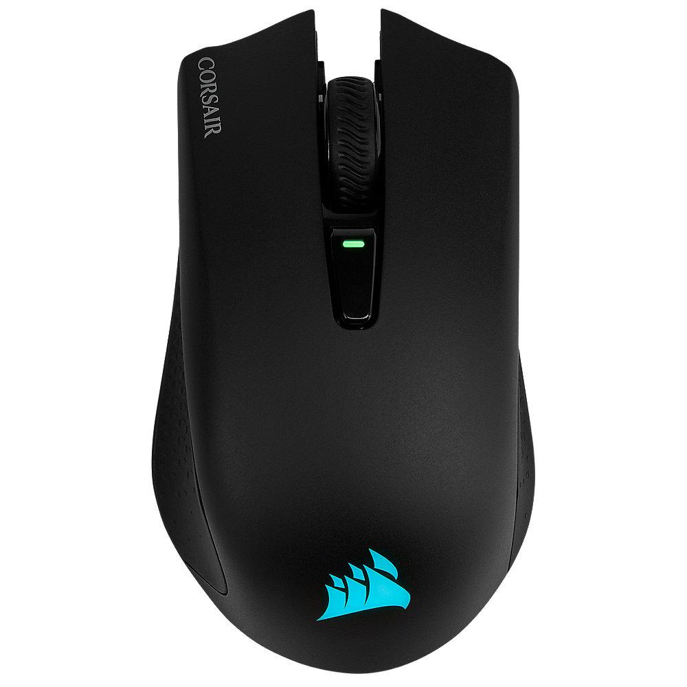 Corsair Harpoon Kabellose Gaming Maus 10.000 dpi schwarz CH-9311011-EU, Corsair, Harpoon, Kabellose, Gaming, Maus, 10.000, dpi, schwarz, CH-9311011-EU