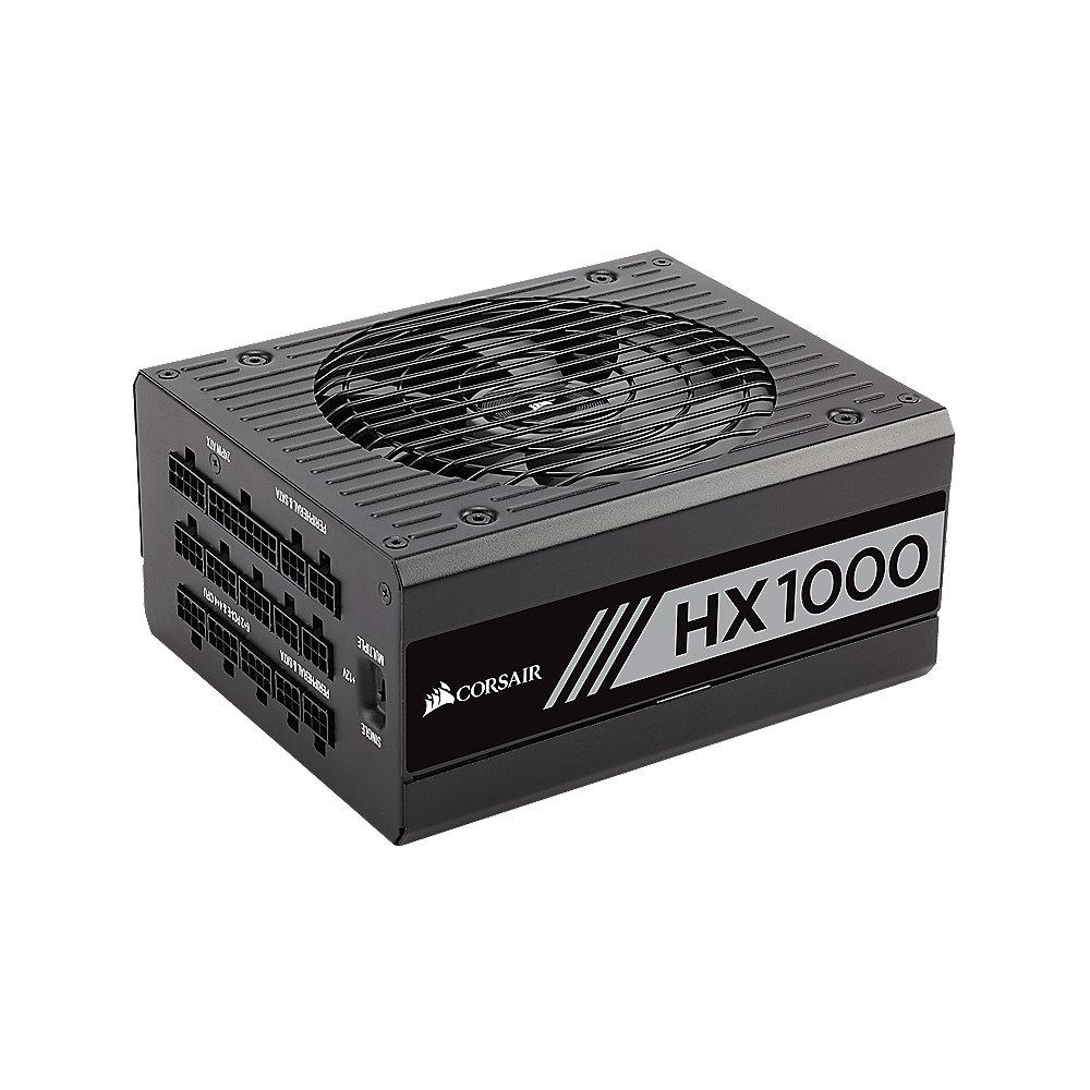 Corsair Professional Series HX1000 ATX 2.4 Netzteil 80  Platinum 135mm Lüfter, Corsair, Professional, Series, HX1000, ATX, 2.4, Netzteil, 80, Platinum, 135mm, Lüfter