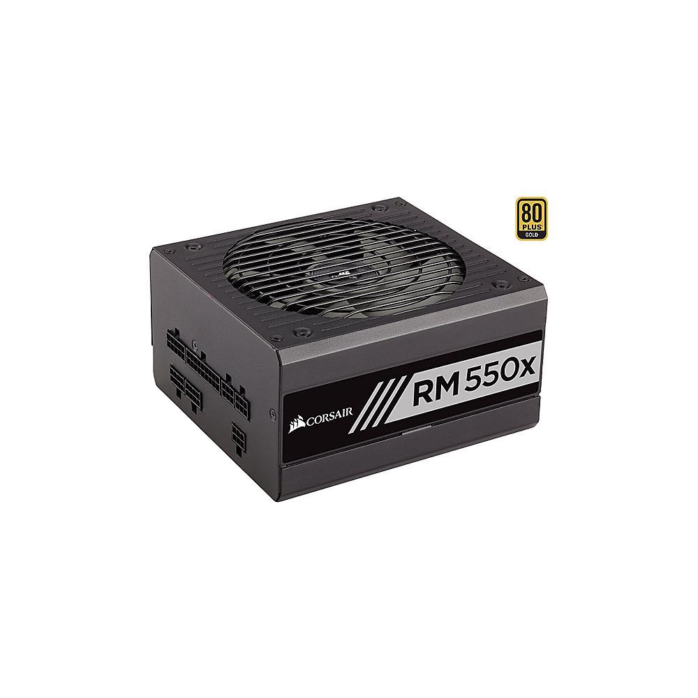 Corsair RMx Series RM550x V2 550 Watt Netzteil 80  Gold (modular) 140 mm Lüfter