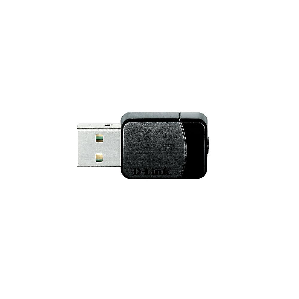 D-Link DWA-171 Wireless AC Dual Band USB Netzwerkadapter USB 2.0, D-Link, DWA-171, Wireless, AC, Dual, Band, USB, Netzwerkadapter, USB, 2.0