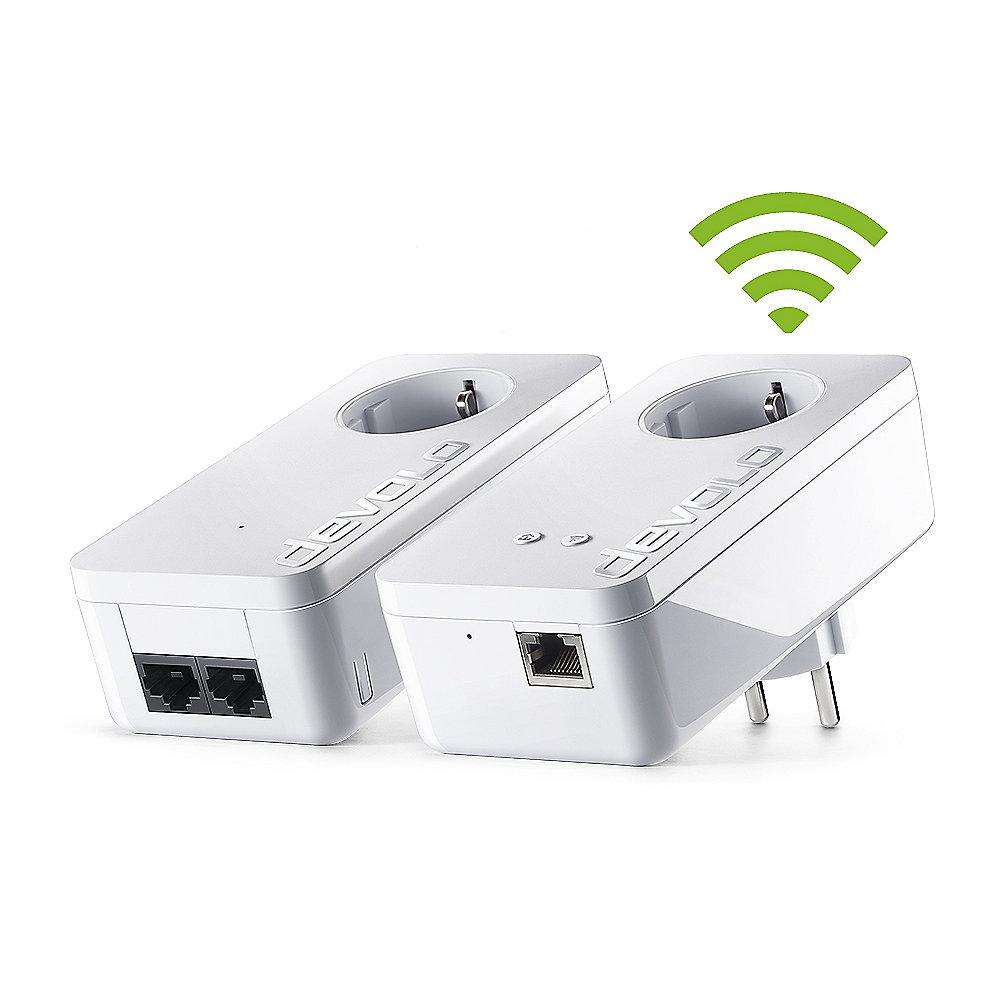 devolo dLAN 550  WiFi Starter Kit (500Mbit, 2er Kit, Powerline   WLAN, 1x LAN)