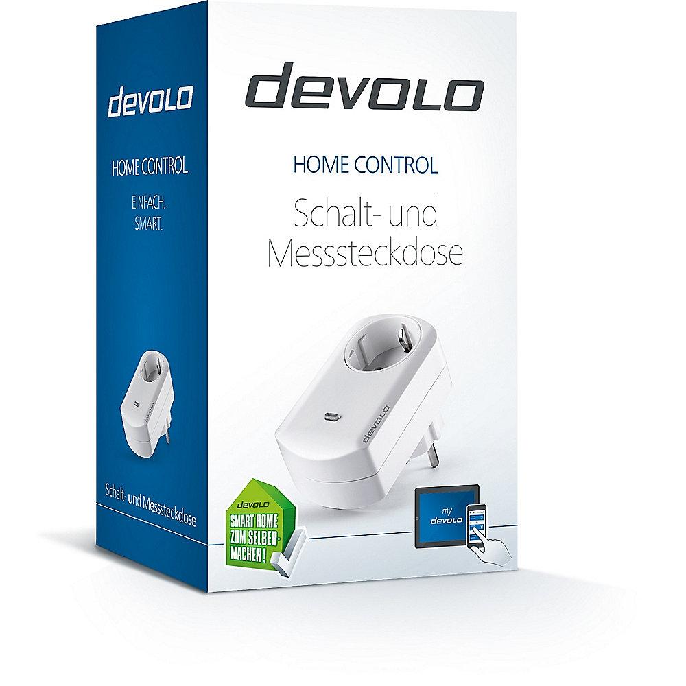 devolo Home Control Schalt- und Messsteckdose (Smart Home, Z Wave, Steckdose)