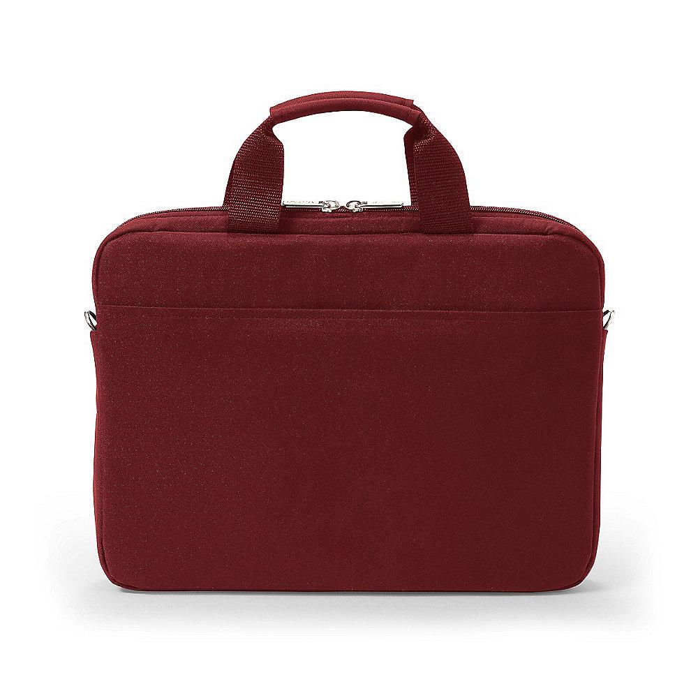 Dicota Slim Case BASE Notebooktasche 35,81cm (13"-14,1") rot